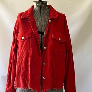 Persimmon Colored Corduroy Shirt Jacket - Never worn